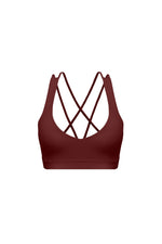 Scoop Neck Crossback Bra